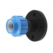 Переход на фланец Политэк - 50 x 1"1/2 (винтовая, для труб ПНД)