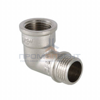 Переход с внутренней резьбы на наружную угловой VALTEC VTr.092 - 1"1/2 (латунь никелированная)