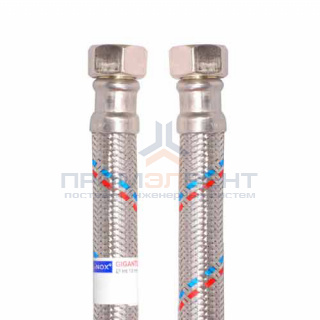 Подводка для воды гибкая Industrias Mateu GIGANTE (Гайка/Гайка) - 3/4" (длина 400 мм)