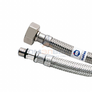 Подводка под смеситель гибкая Mateu GRIFERIA (Штуцер/Гайка) - М10-1-18 x 1/2" (длина 800 мм)