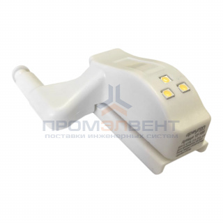 12-170 Светодиодная подсветка мебели (накладка на петлю) SMD3528, 12 В, 0,3 Вт,  ДБ, белая, 2 шт. в упаковке, с батарейкой.