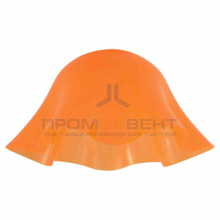 16-37 Плафон оранжевый, пластиковый, под патрон Е27, O280х140мм.