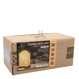 18-103 Светильник декоративный, настольный, "Дом" вертикальный, керамический, Е14 25Вт, 220В, размер: 12.8*10.2*23 см.