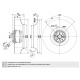 Вентилятор Ebmpapst  R2E250-AV65-01 центробежный 