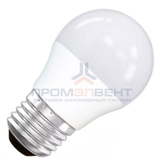 Лампа светодиодная шарик RADIUM RL-P 6.5W (60W) 840 230V E27 550Lm