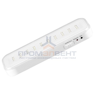 Светодиодный аварийный светильник Feron EL120 3W 30LED IP20 аккум.светильник 3,5ч. белый с наклейкой