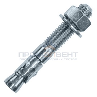 Усиленный клиновой анкер М8х50 оцинкованный DKC