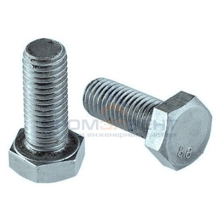 Болт М12х70 с шестигранной головкой оцинкованный DIN933