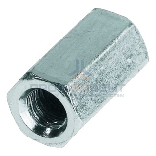 Гайка соединительная М10 удлиненная оцинкованная DIN6334