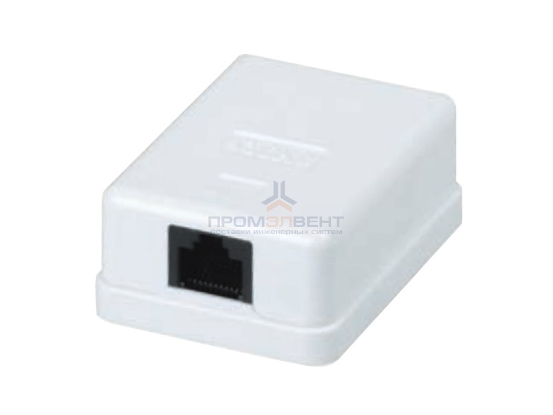 ITK Настенная информационная розетка RJ45, кат.5Е UTP, 1-порт