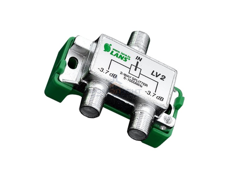 Делитель ТВ LANS 2 выхода 5-1000 МГц под F-разъём