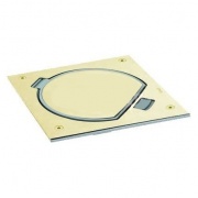 Лючок пылевлагозащищенный IP66 Simon KSE15U-23-71 с розеткой К45 2к+з и RJ45 кат.5e UTP латунь