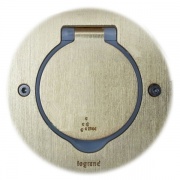 Лючок Legrand IP44 круглый 2 модуля бронза