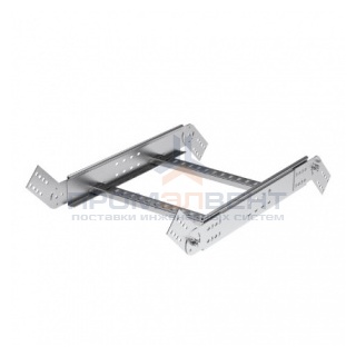 Угол вертикальный шарнирный 100х600 универсальный, цинк-ламельный