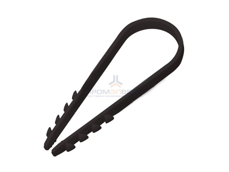 Дюбель хомут 19-25мм нейлон черный (100шт) ИЭК