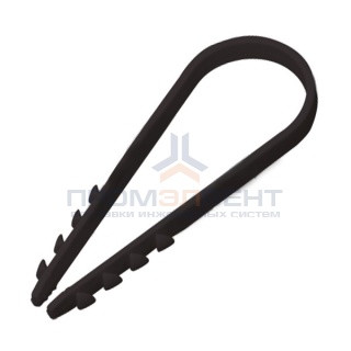 Дюбель хомут 19-25мм нейлон черный (100шт) ИЭК