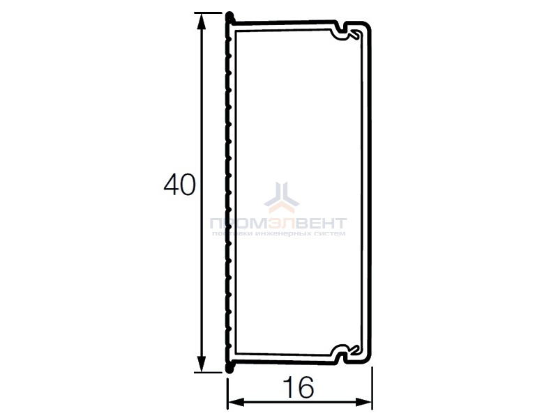 Кабель канал электропласт 15x10 мм