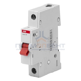 Выключатель нагрузки ABB Basic M 1P 50A (рубильник модульный) BMD51150