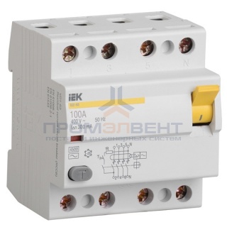 УЗО ВД1-63 4Р100А 300мА ИЭК
