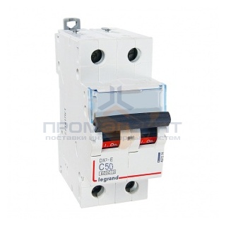 Автоматический выключатель Legrand DX3-E C50 2П 6000/6kA (автомат)