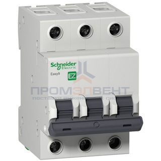 Автоматический выключатель Schneider Electric EASY 9 3П 6А С 4,5кА 400В (автомат)