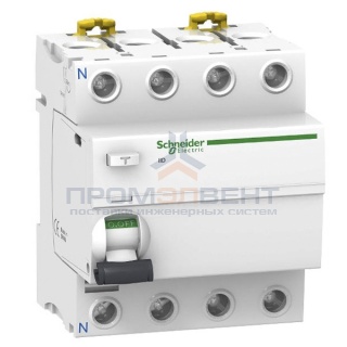 УЗО Acti 9 iID 4П 100A 30MA AC Schneider Electric