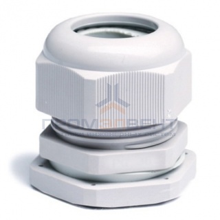 Зажим кабельный с контргайкой DKC IP68, PG48, диаметр кабеля 34-43мм