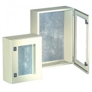 Навесной шкаф CE, с прозрачной дверью, 400 x 600 x 200мм, IP55