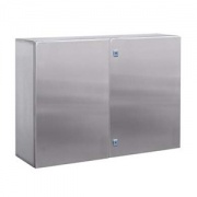 Навесной шкаф CE из нержавеющей стали (AISI 304), двухдверный, 800 x 1000 x 200мм, без фланца