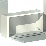 Сварной металлический корпус CDE, 500х300х120 мм, с фланцами, IP55