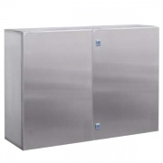 Навесной шкаф CE из нержавеющей стали (AISI 316), двухдверный, 1000 x 1000 x 300мм, без фланца