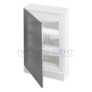 ABB Basic E Бокс настенный 36М серая прозрачная дверь (с клеммами)