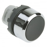 Кнопка ABB MP1-20B черная (только корпус) без подсветки без фиксации
