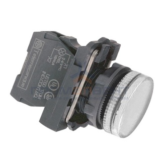 Сигнальная лампа Schneider Electric XB5AVM1 22мм 230-240В белая