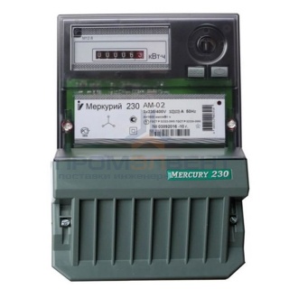 Электросчетчик Меркурий-230 10-100А/3*220/380В Кл.т.1,0 1тариф мех. Акт.
