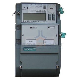 Электросчетчик Меркурий 234АRTM-01POB.L2 5-60А 220/380В Кл.т.1,0/2,0 Мн.т. А/Р ЖКИ Встр. реле PLC-II