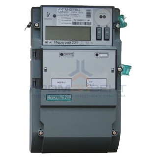 Электросчетчик Меркурий 234 АRTM-02PB.L2 5-100А 220/380В Кл.т.1,0/2,0 Мн.т. А/Р ЖКИ Встр.реле PLC-II